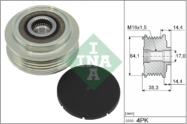 Alternator Freewheel Clutch  Art. 535035010