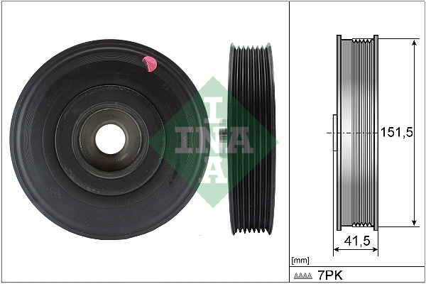 Belt Pulley, crankshaft (155)  Art. 544008810