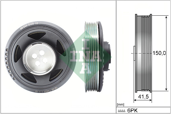 Belt Pulley, crankshaft (In front)  Art. 544012910