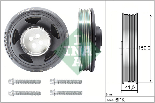 Belt Pulley Set, crankshaft (In front)  Art. 544012920