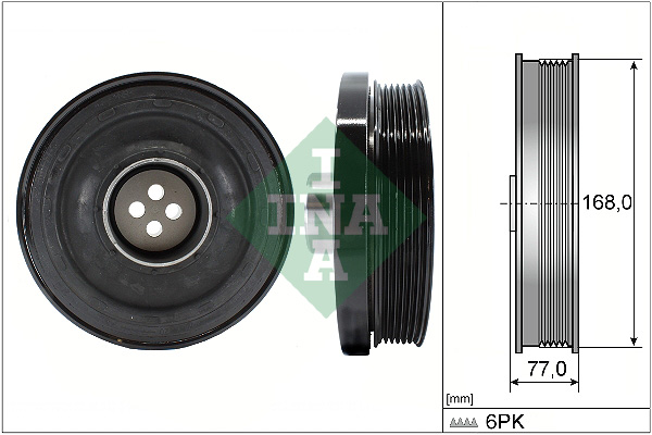 Belt Pulley, crankshaft (Engine side)  Art. 544013010