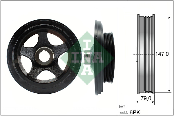 Belt Pulley, crankshaft (Front axle)  Art. 544014210