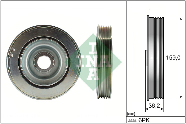 Belt Pulley, crankshaft  Art. 544017310