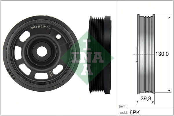 Belt Pulley, crankshaft  Art. 544017410