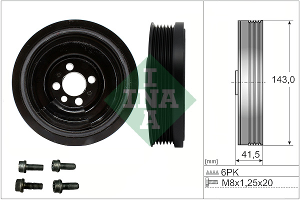 Belt Pulley Set, crankshaft  Art. 544018220