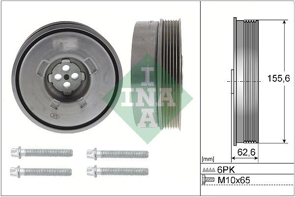 Belt Pulley Set, crankshaft  Art. 544050120