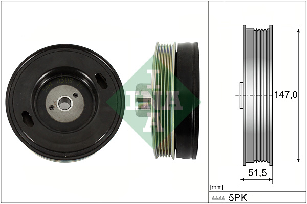 Belt Pulley, crankshaft  Art. 544050910