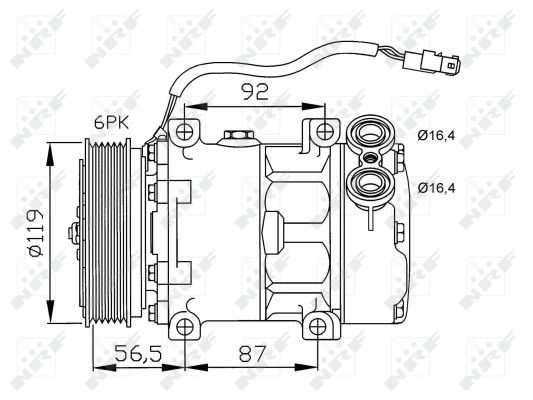 Compressor, air conditioning  Art. 32278