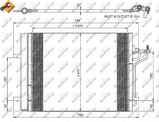 Condenser, air conditioning  Art. 350052