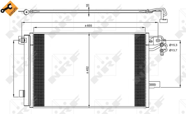 Condenser, air conditioning  Art. 350064