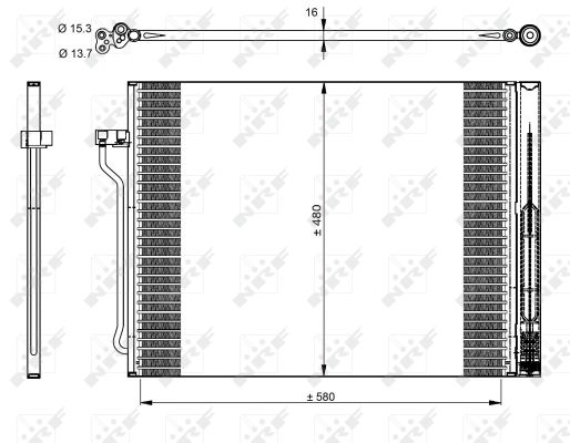 Condenser, air conditioning  Art. 350325