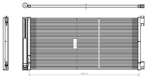 Condenser, air conditioning  Art. 350429