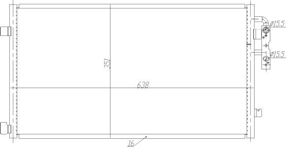 Condenser, air conditioning  Art. 350467