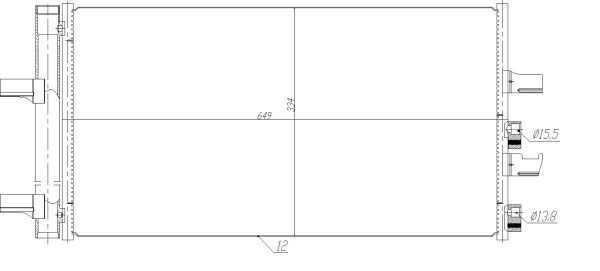 Condenser, air conditioning  Art. 350474