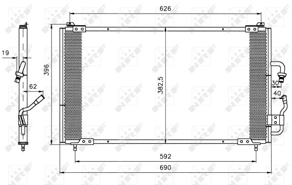 Condenser, air conditioning  Art. 35153