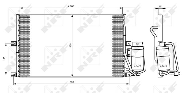 Condenser, air conditioning  Art. 35183