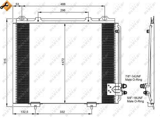 Condenser, air conditioning  Art. 35228