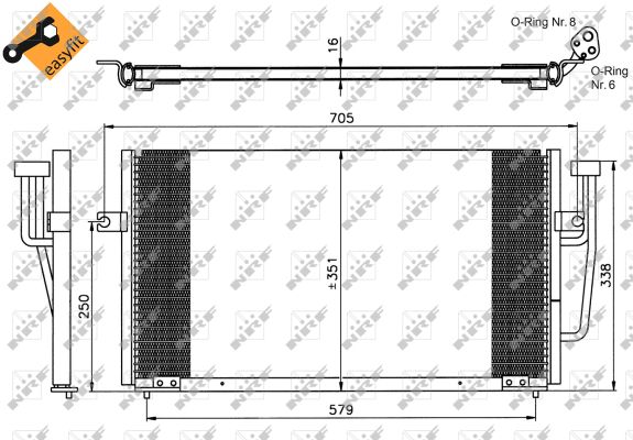 Condenser, air conditioning  Art. 35234