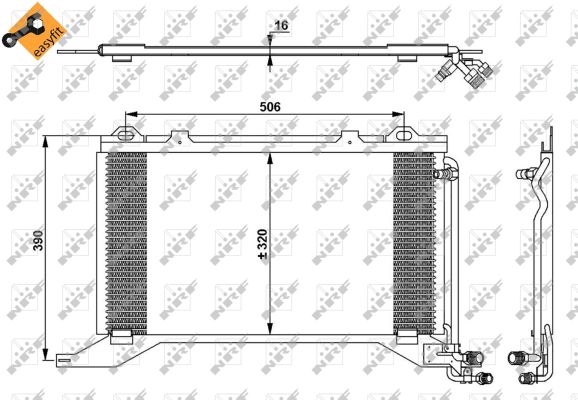 Condenser, air conditioning  Art. 35245