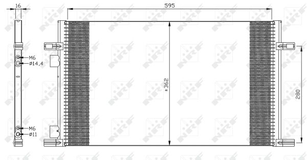 Condenser, air conditioning  Art. 35298