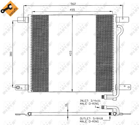 Condenser, air conditioner  Art. 35325