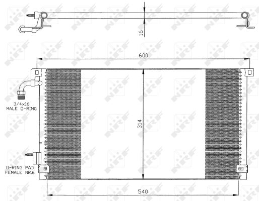 Condenser, air conditioning  Art. 35328