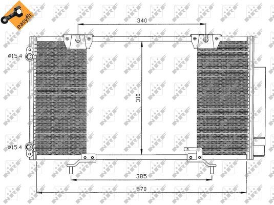 Condenser, air conditioning  Art. 35337