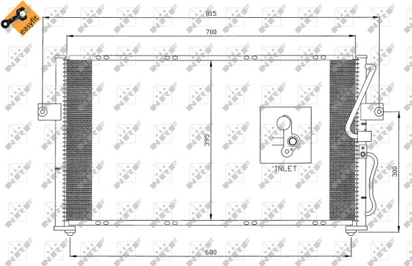 Condenser, air conditioning  Art. 35396