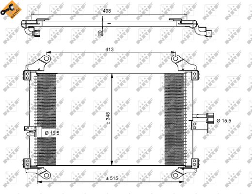 Condenser, air conditioning  Art. 35494