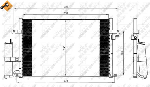 Condenser, air conditioning  Art. 35573