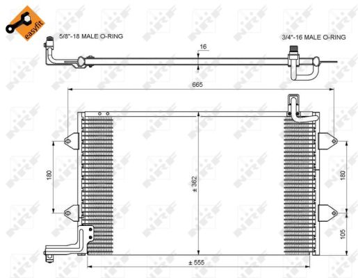 Condenser, air conditioning  Art. 35584