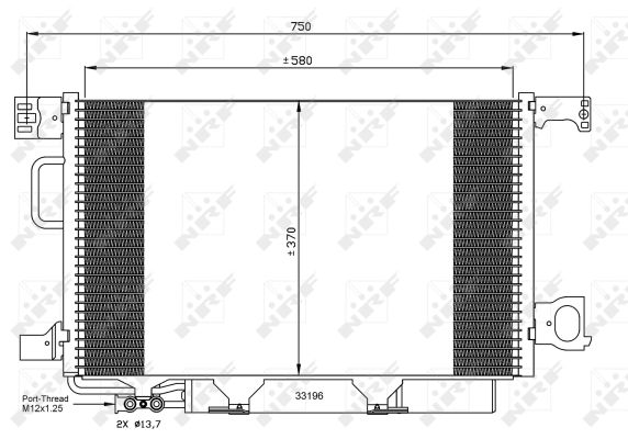 Condenser, air conditioning  Art. 35623