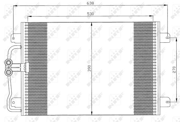 Condenser, air conditioning  Art. 35832