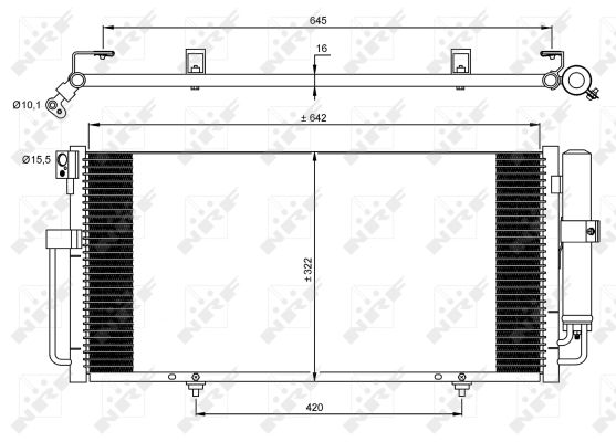 Condenser, air conditioning  Art. 35875