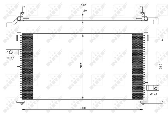 Condenser, air conditioning  Art. 35877