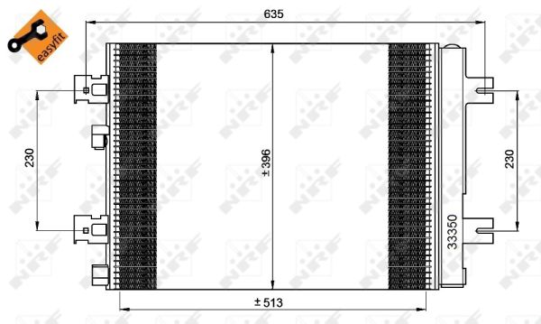 Condenser, air conditioning  Art. 35947