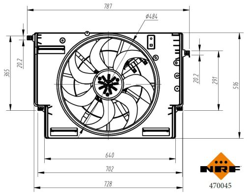 Fan, engine cooling  Art. 470045