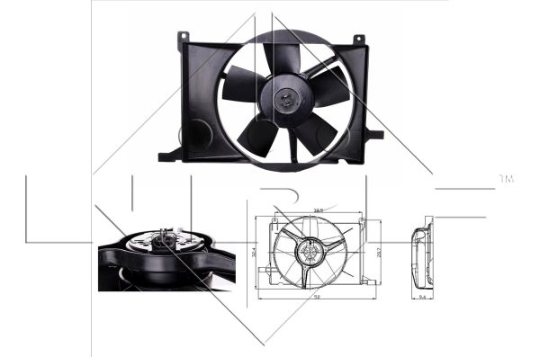 Fan, engine cooling  Art. 47009