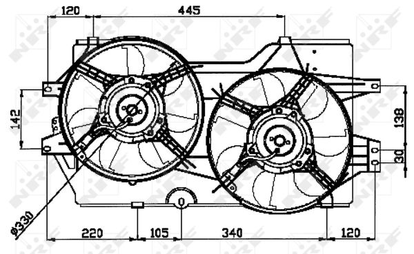 Fan, engine cooling  Art. 47031