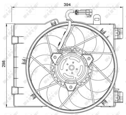 Fan, engine cooling  Art. 47063