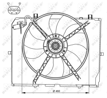 Fan, engine cooling  Art. 47066