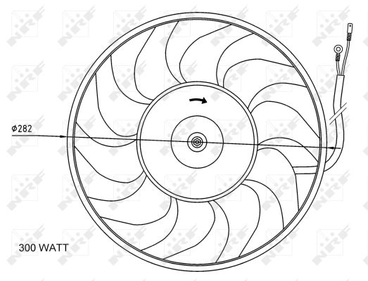 Fan, engine cooling  Art. 47072