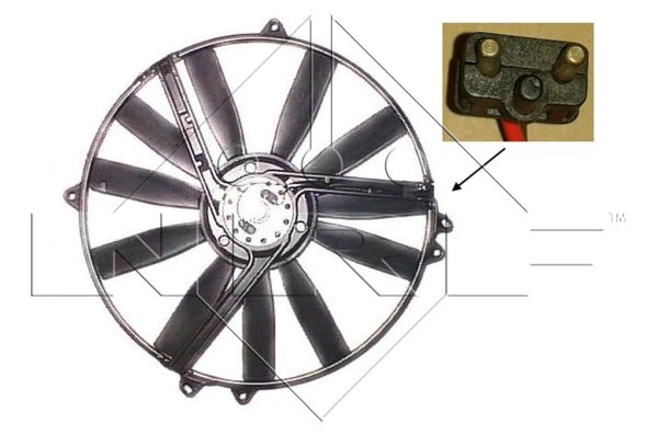 Fan, engine cooling  Art. 47300