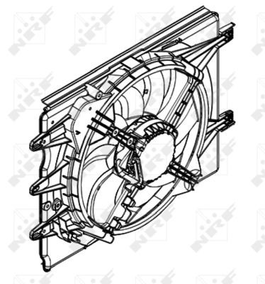 Fan, engine cooling  Art. 47596