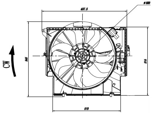 Fan, engine cooling  Art. 47923