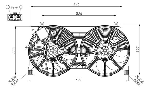 Fan, engine cooling  Art. 47940