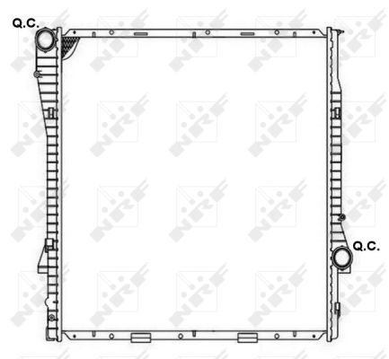 Radiator, engine cooling  Art. 53183