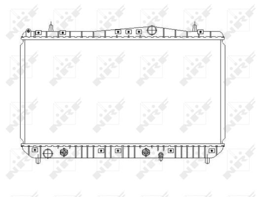 Radiator, engine cooling  Art. 53385