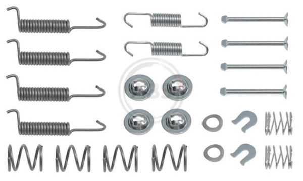 Accessory Kit, parking brake shoes (Rear axle)  Art. 0016Q