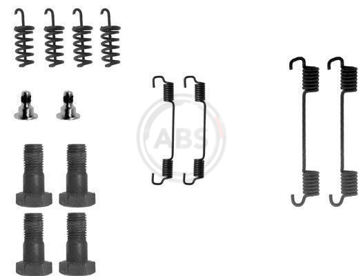 Accessory Kit, parking brake shoes (Rear axle)  Art. 0716Q